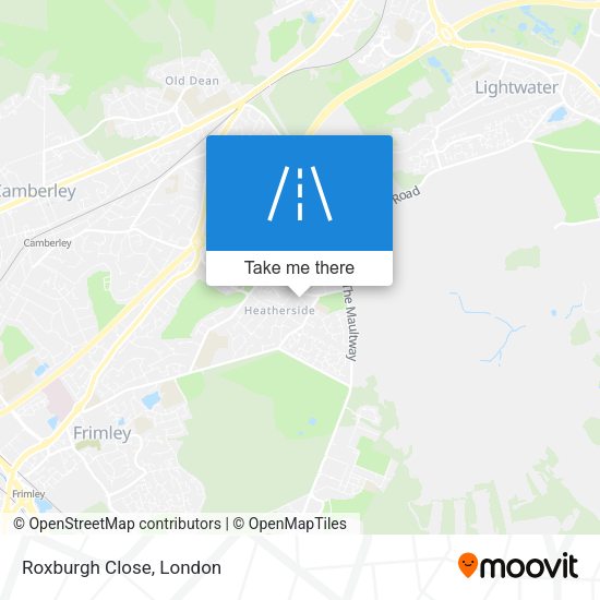 Roxburgh Close map