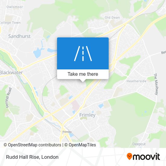 Rudd Hall Rise map