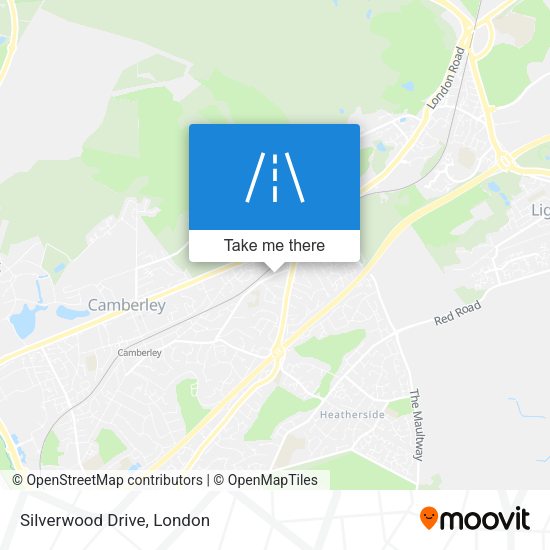 Silverwood Drive map