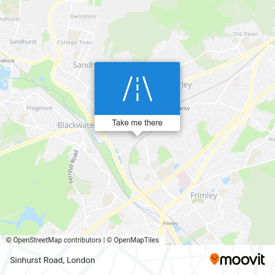 Sinhurst Road map