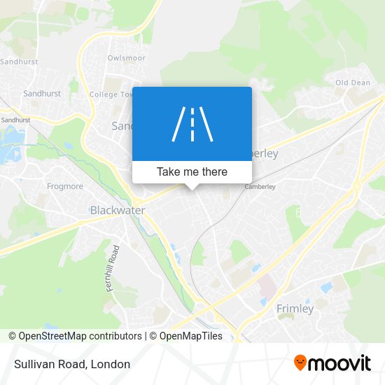 Sullivan Road map