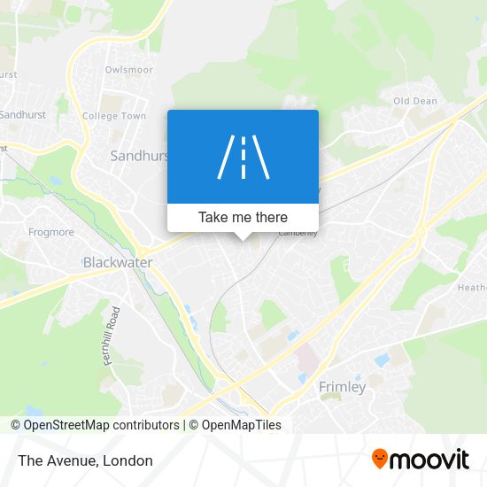 The Avenue map