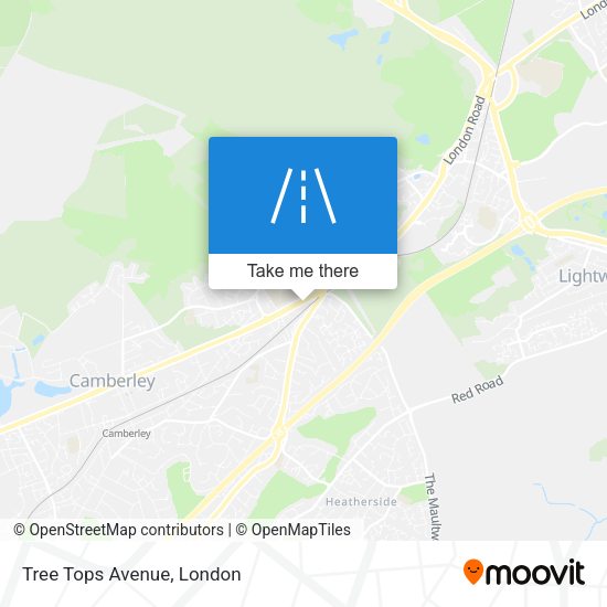 Tree Tops Avenue map