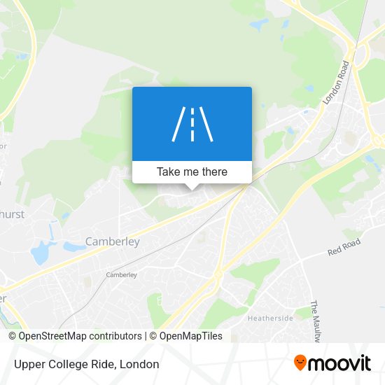 Upper College Ride map