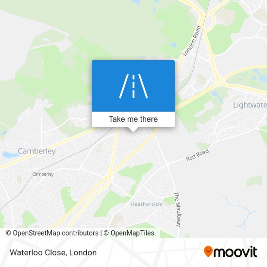 Waterloo Close map