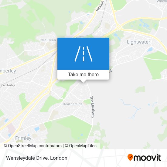 Wensleydale Drive map