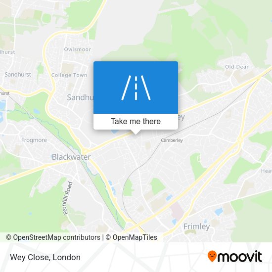 Wey Close map