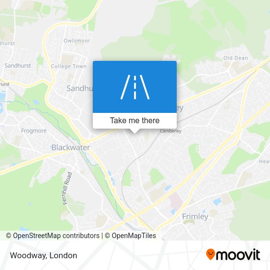 Woodway map