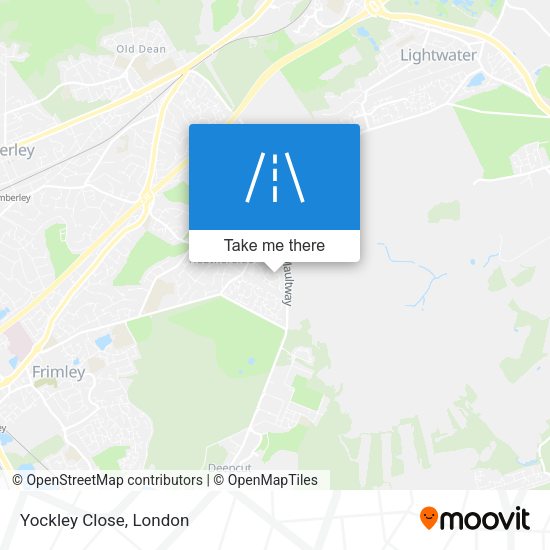 Yockley Close map