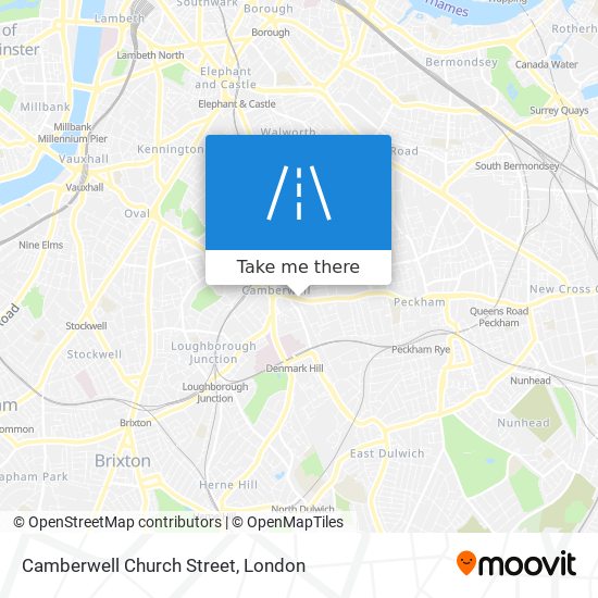 Camberwell Church Street map