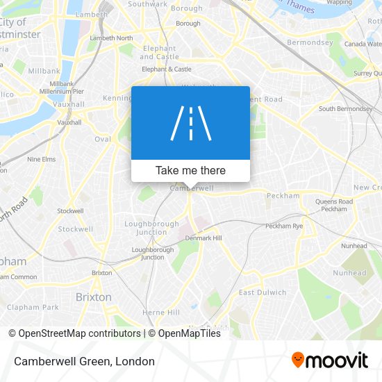 Camberwell Green map