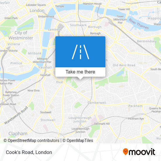 Cook's Road map
