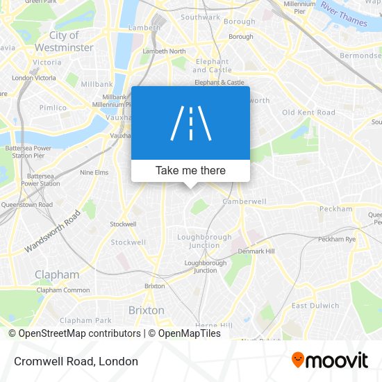 Cromwell Road map