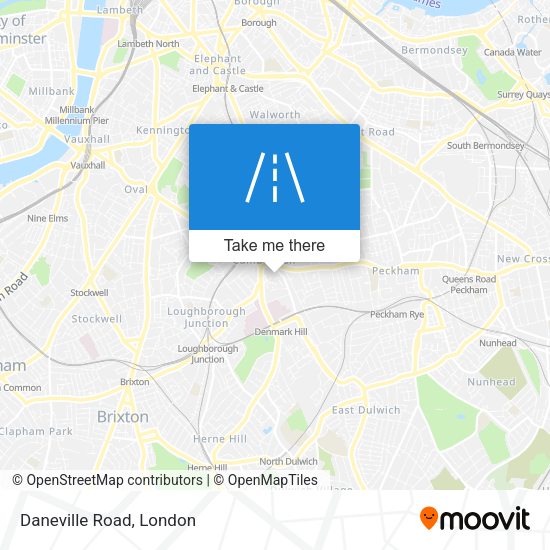Daneville Road map