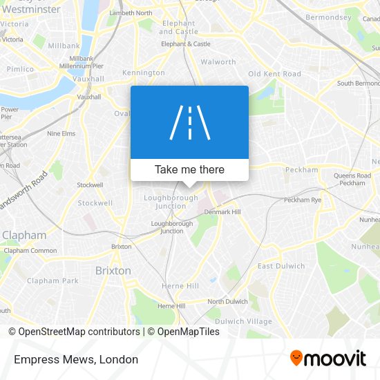 Empress Mews map