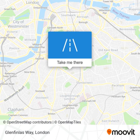 Glenfinlas Way map