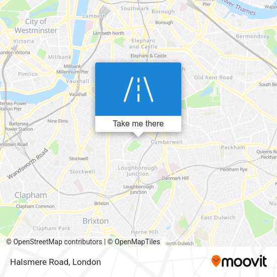 Halsmere Road map