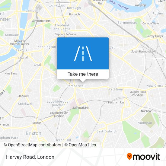 Harvey Road map