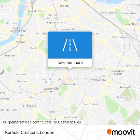 Kerfield Crescent map