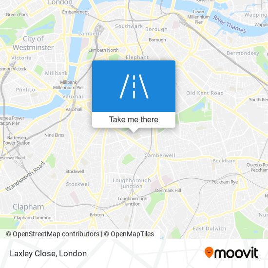 Laxley Close map