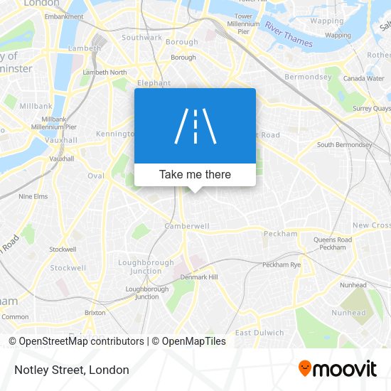 Notley Street map