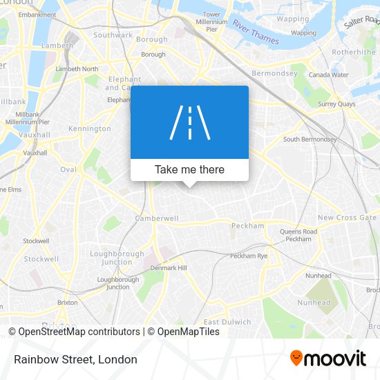 Rainbow Street map