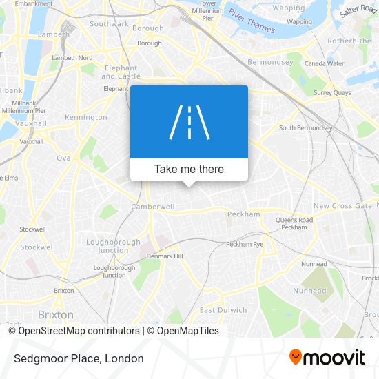 Sedgmoor Place map