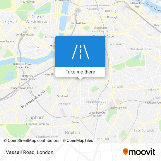 Vassall Road map