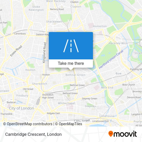 Cambridge Crescent map