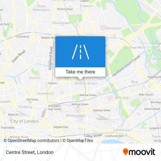Centre Street map