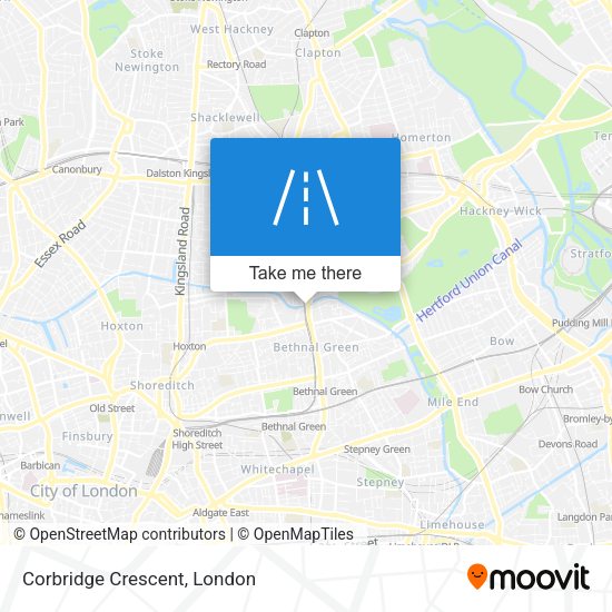 Corbridge Crescent map