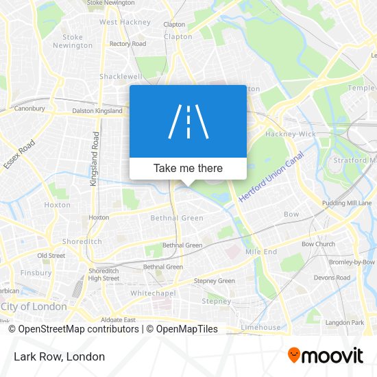 Lark Row map