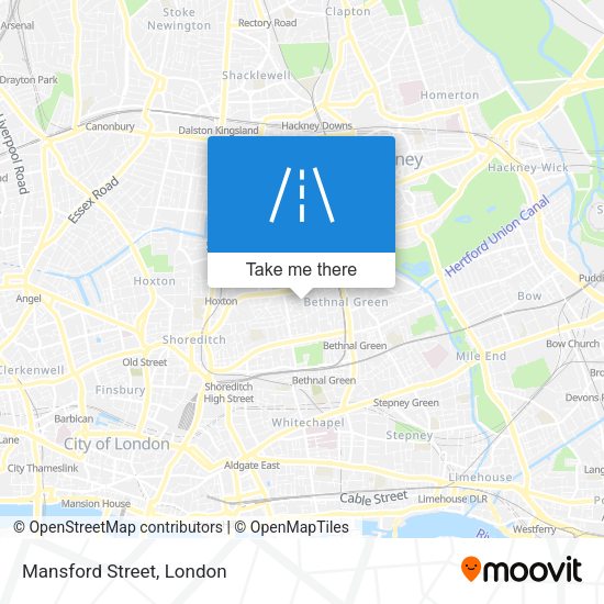 Mansford Street map