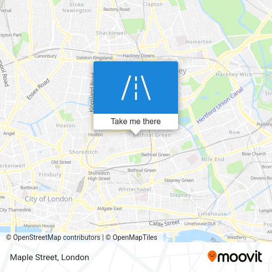 Maple Street map