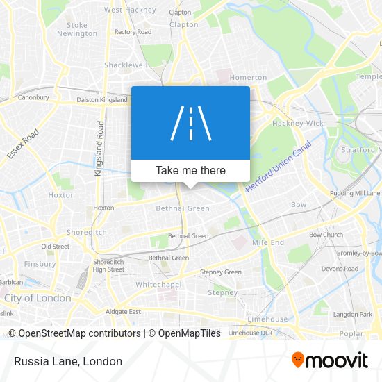 Russia Lane map
