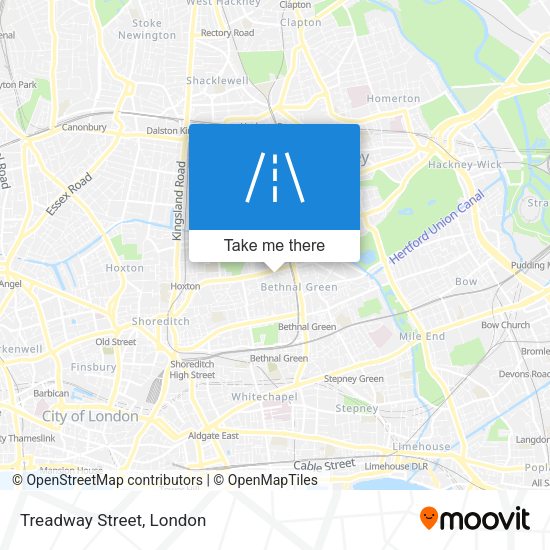 Treadway Street map