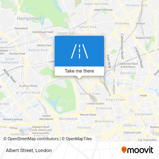 Albert Street map