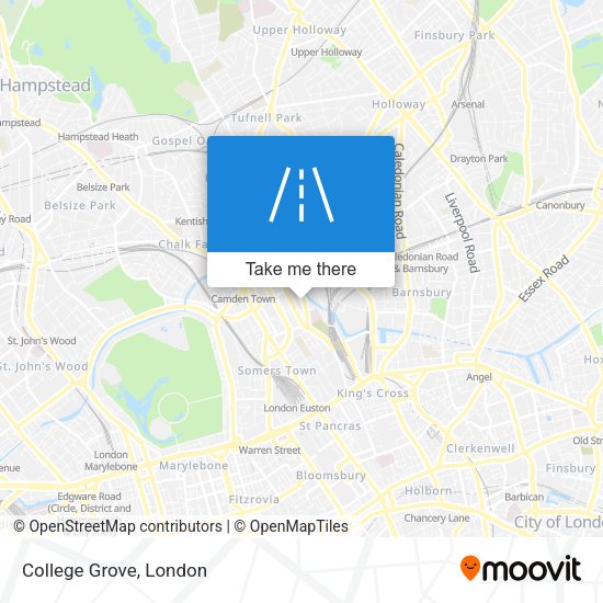College Grove map