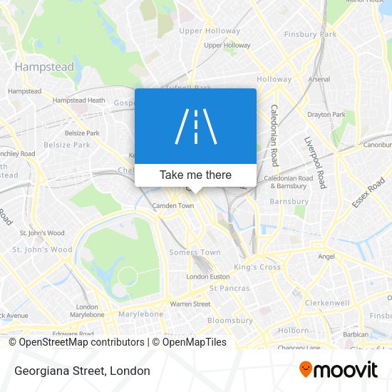 Georgiana Street map