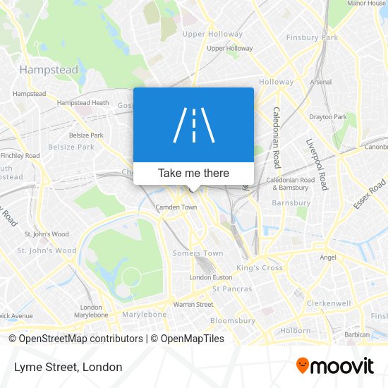 Lyme Street map