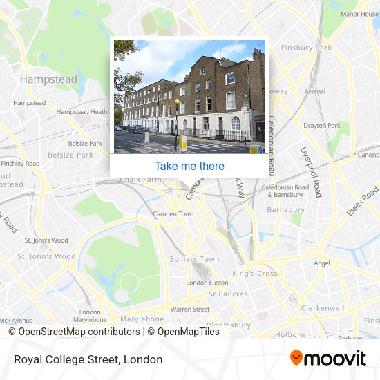 Royal College Street map