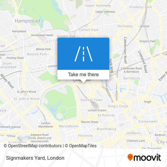 Signmakers Yard map