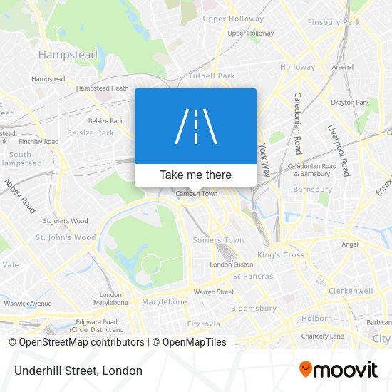 Underhill Street map