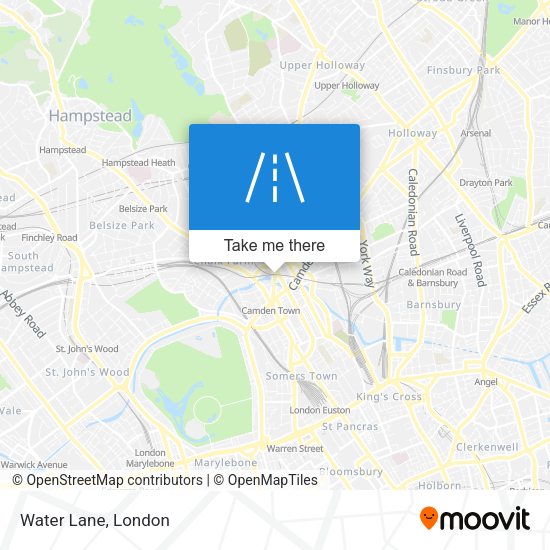 Water Lane map