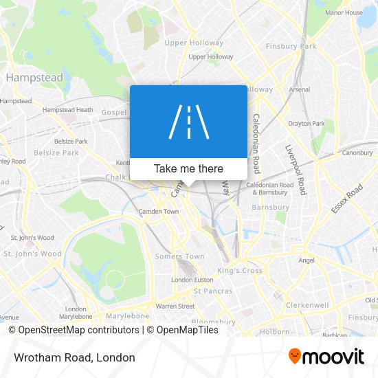 Wrotham Road map