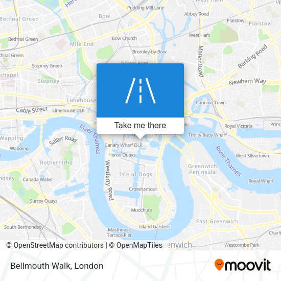 Bellmouth Walk map