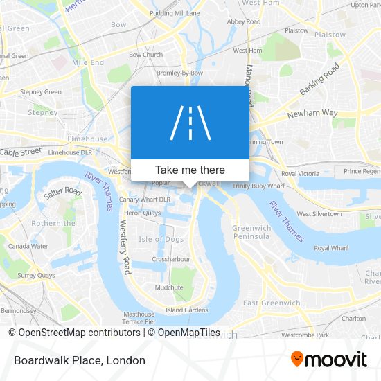 Boardwalk Place map