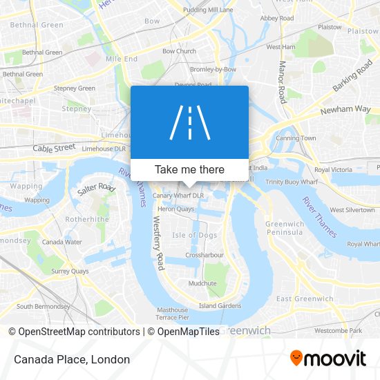 Canada Place map