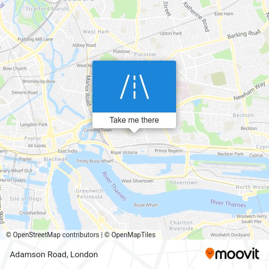 Adamson Road map