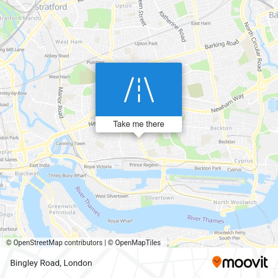 Bingley Road map